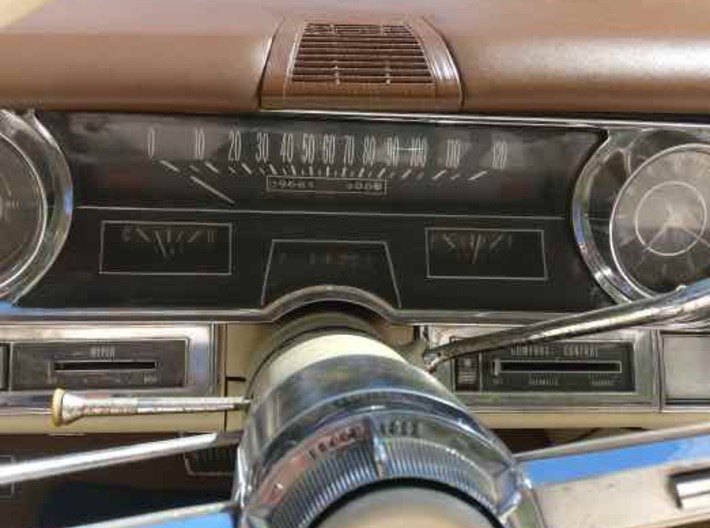 Cadillac 1965 and 1966 climate sensor cover 3d printed 