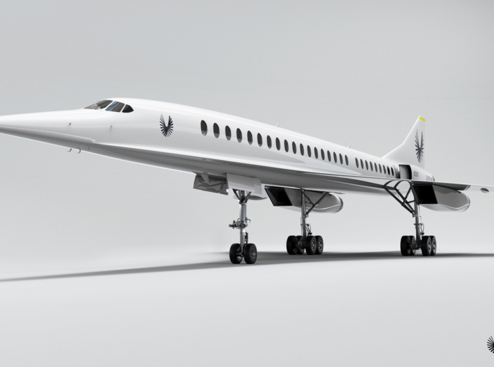 Boom Supersonic "Overture" SST 3d printed 