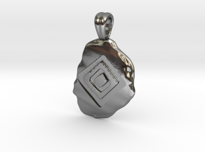 Squares Symbol [pendant] 3d printed