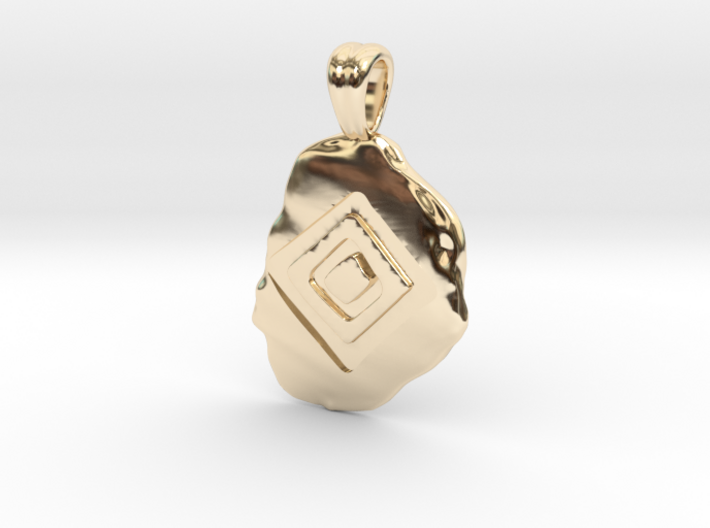 Squares Symbol [pendant] 3d printed