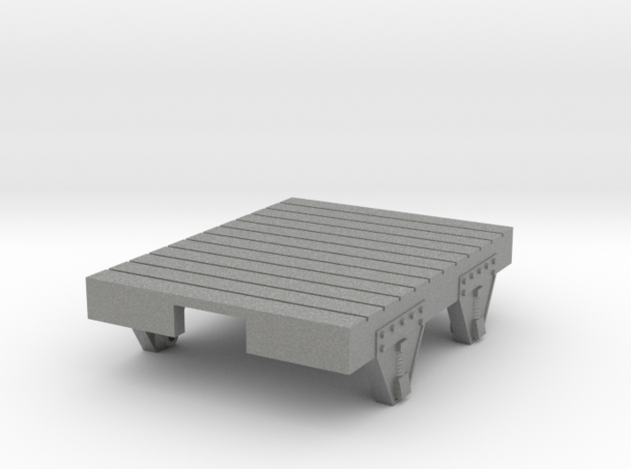 6' Flat Car Chassis 3d printed