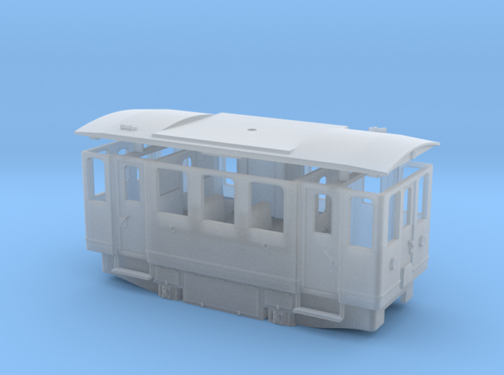 AE1 H0e / 009 electric railcar 3d printed
