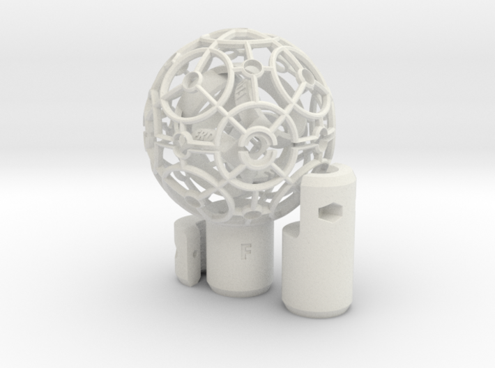 TSB-2590A Ambisonic Microphone v.2.3 Part Set 3d printed