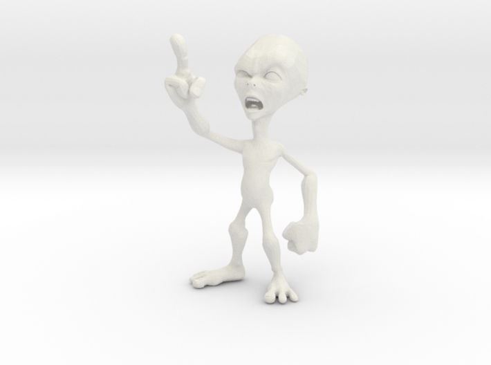Angry Alien 3d printed