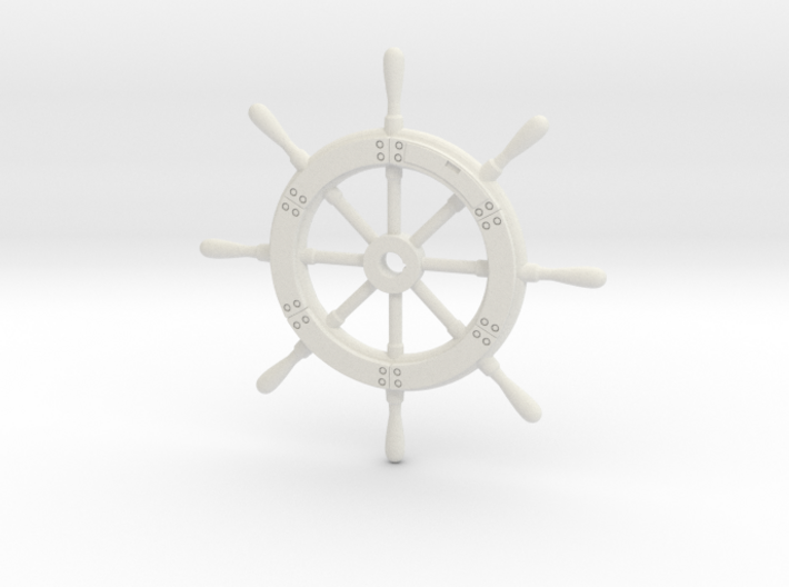 1/8 USN PT Boat Higgins Wheel 3d printed