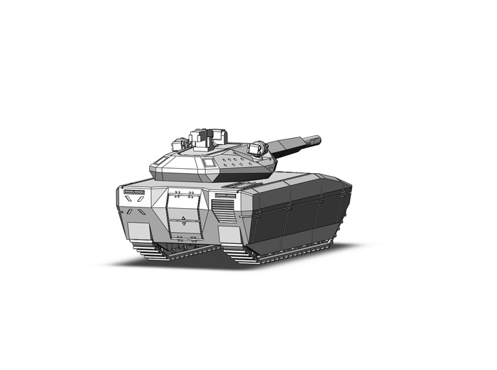 PL-01 tank prototype 3d printed 