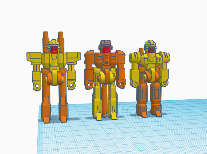 Argobot, Radarbot and Scatterbot RoGunners 3d printed Argobot, Radarbot and Scatterbot