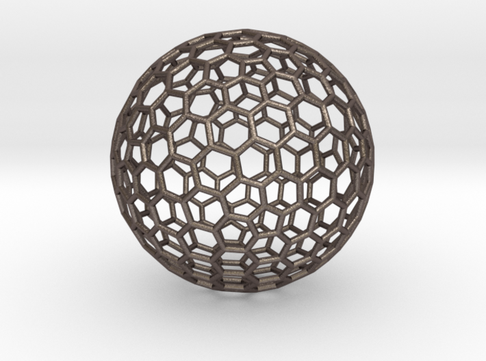 Goldberg [3,2] Sphere, 1.5 mm wires 3d printed