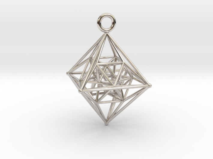 The 6th 4D Platonic Hypersolid - 24 Cell Octaplex 3d printed