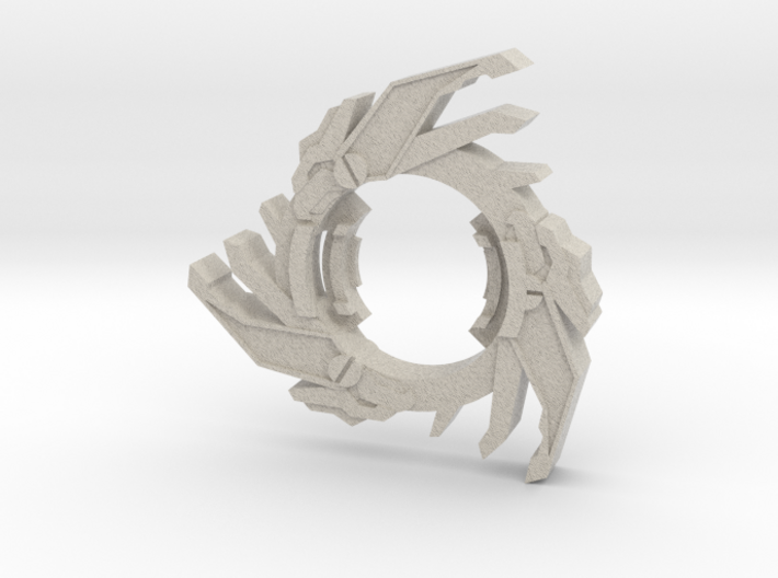 Beyblade Cyber Dranzer | Anime Attack Ring 3d printed