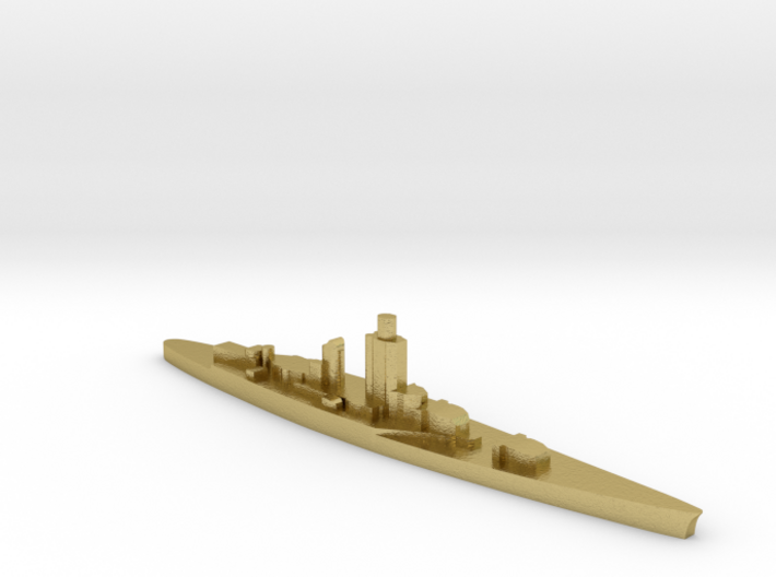 French Dunkerque battleship 1:3000 WW2 3d printed