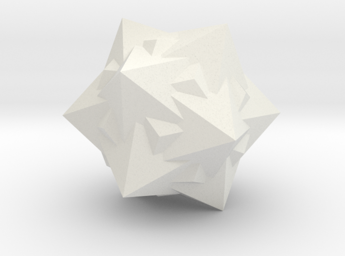 06. Medial Hexagonal Hexecontahedron - 1 In 3d printed