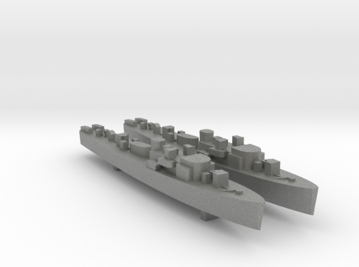2pk US PC-461 class submarine chaser 1:900 WW2 3d printed