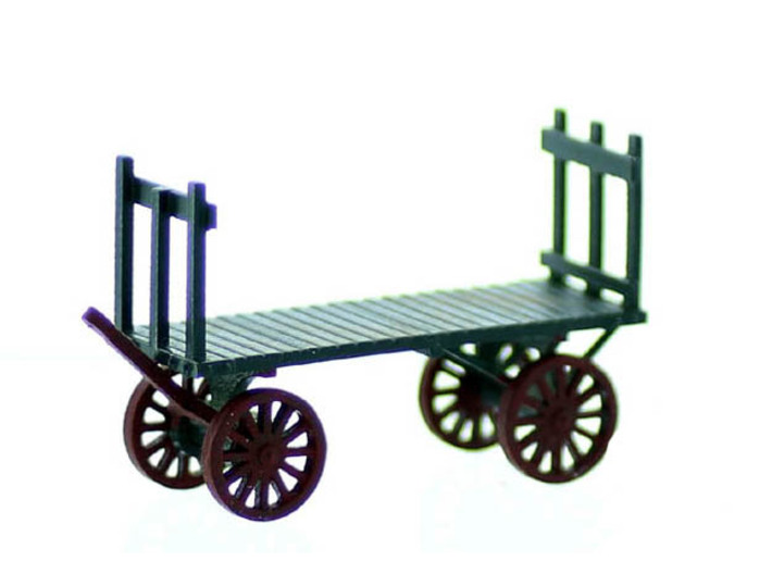 Railroad Baggage Wagon N Scale 1:160 3d printed Baggage Wagon N Scale Model