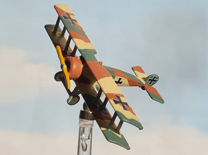 Fokker D.II (various scales) 3d printed Photo and paint job by Tim &quot;Flying Helmut&quot; at wingsofwar.org