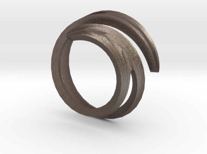 wrapped ring 3d printed