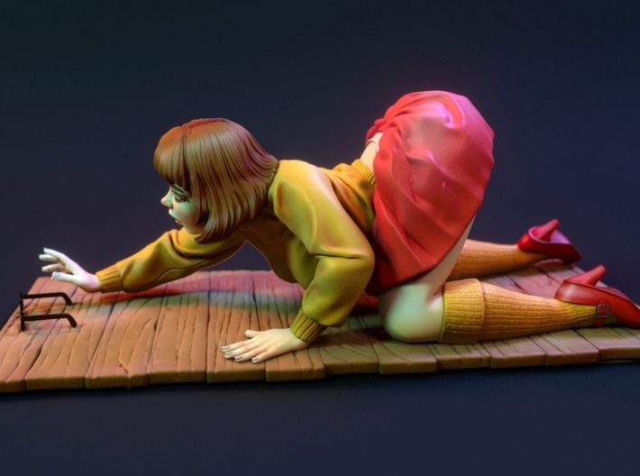 1/24 scale sexy Velma Dinkley on her knees v2 3d printed 