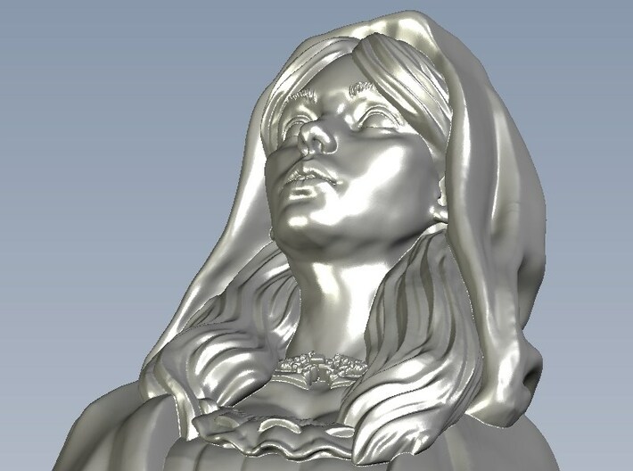 1/9 scale Red Riding Hood bust 3d printed 