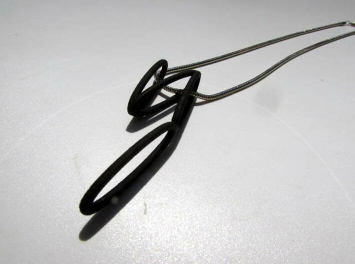 Hoola hoop necklace 3d printed