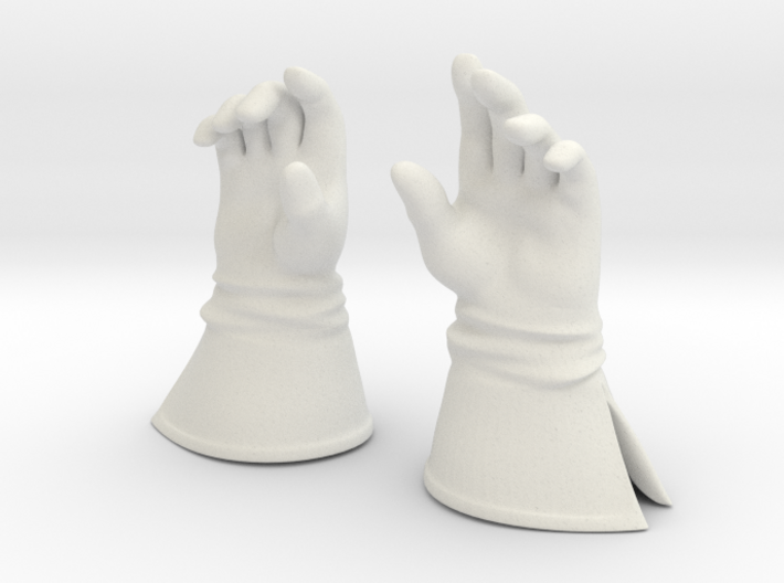 1:6 Scale Zorro Gloves 3d printed 