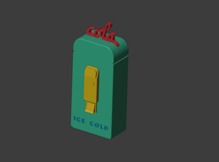 1/87 cola dispenser. 3d printed