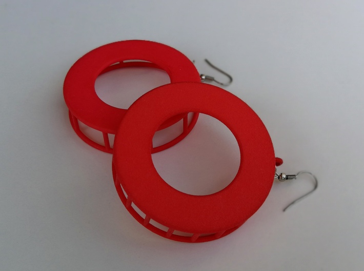 Pino earrings 3d printed 