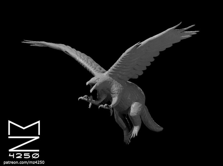 Raven Racoon Griffon 3d printed