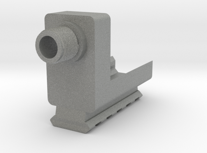 G19 M&amp;P40 M&amp;P9 Barrel Adapter with Bottom Rail 3d printed