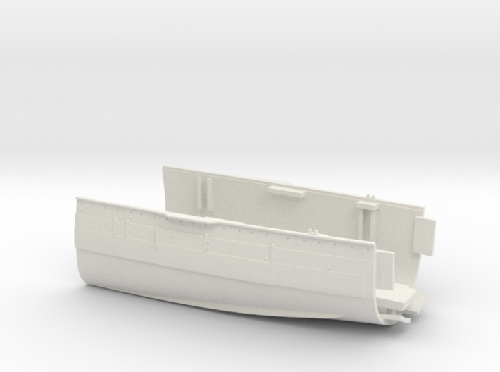 1/600 HMS Queen Mary Midships Front 3d printed