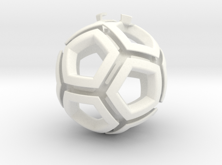 Holonomy dodecahedron 3d printed 