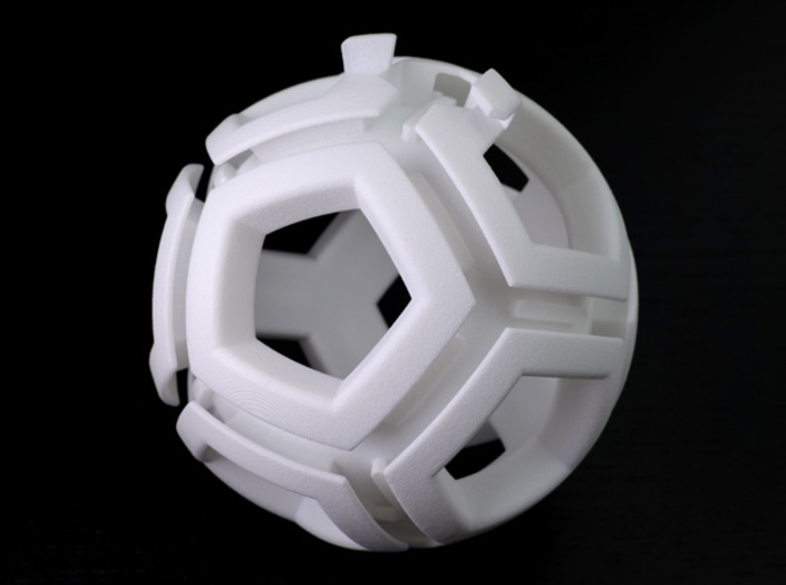 Holonomy dodecahedron 3d printed
