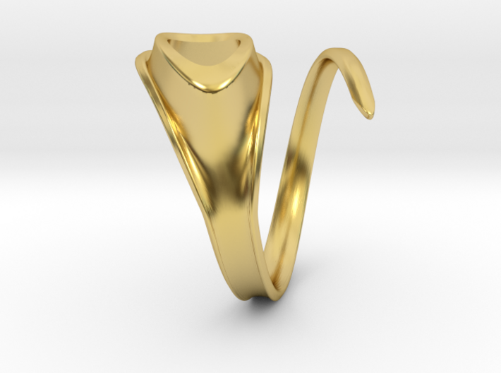 Hi-conical ring 3d printed