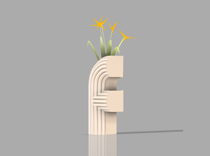Letter planter "f"  3d printed 