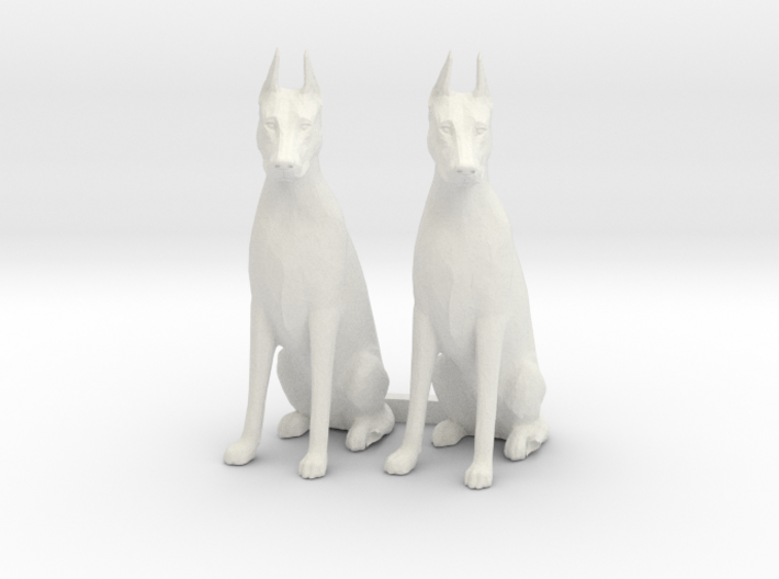 1:12 dobermans 3d printed This is a render not a picture