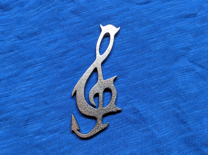 Hellscore emblem pendant 3d printed 