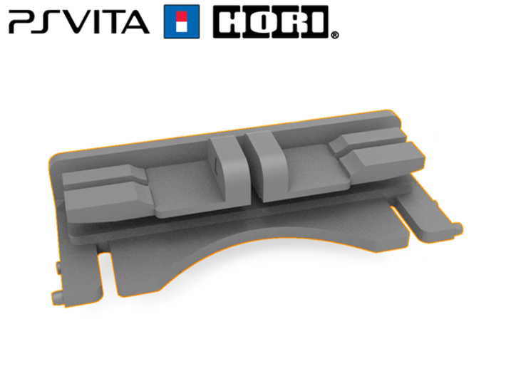 PS Vita 2000 x Hori Grip Reversal Kit (R2/L2)      3d printed Left / Right bottom locks, & Top locking flap to convert back to Vita 2000 setting