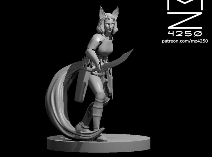Shifter Female Rogue 3d printed