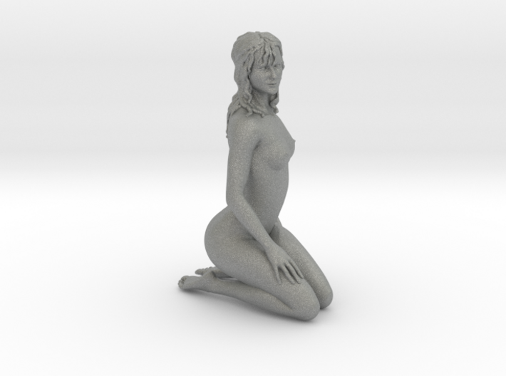 1:12 scale NUDE sitting legs curled FUD 3d printed