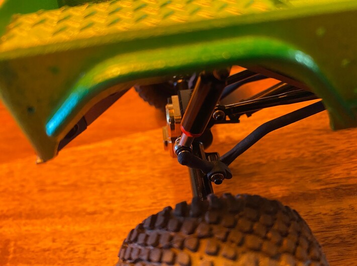 SCX24 - Shock Travel Extension REAR 3d printed 