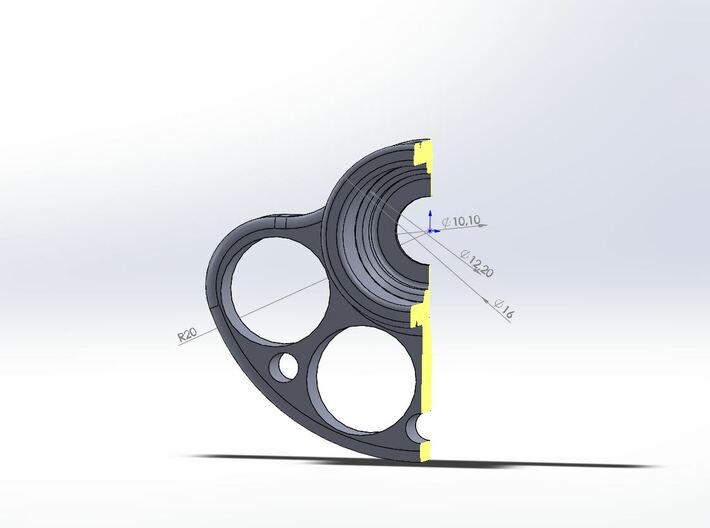 MINI Rear Lockout-V3 X2 3d printed 