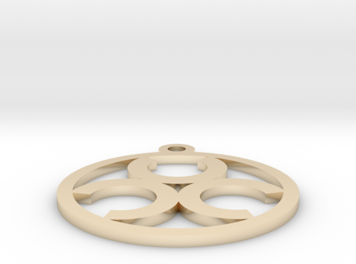 Energy router 3d printed 14K Gold