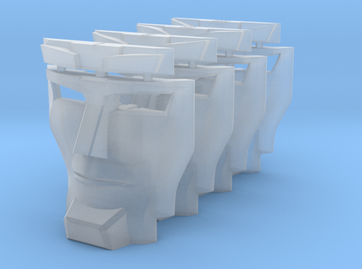 Set of 4 Faces for Earthrise Titan Scorponok 3d printed