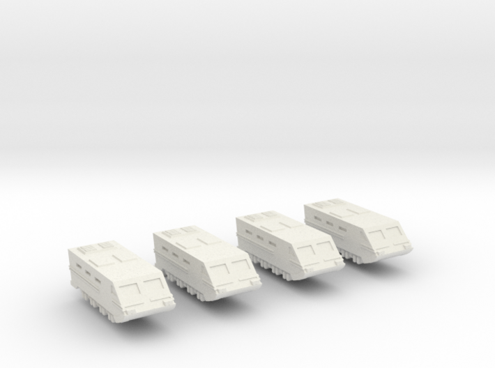 285 Scale Federation M4 Armored Personnel Vehicles 3d printed