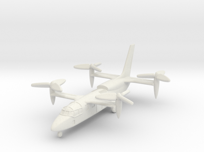 1/285 (6 mm) Curtiss-Wright X-19 (take-off mode) 3d printed
