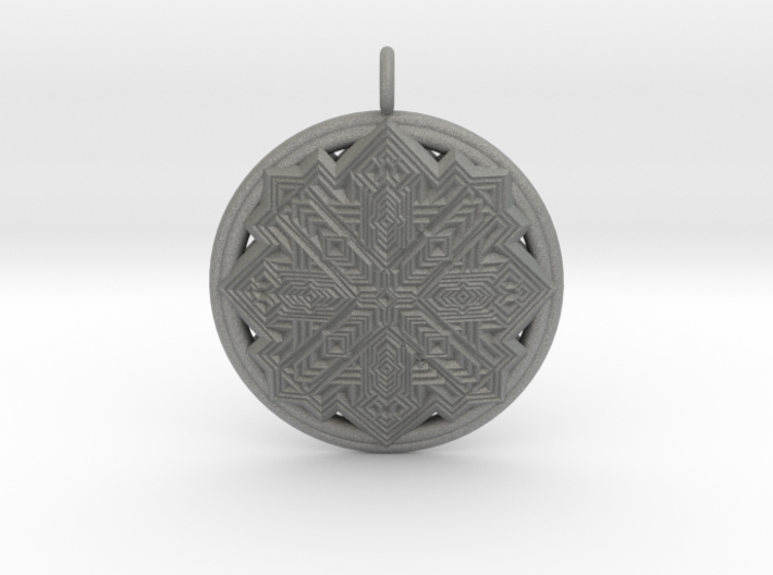 Snowflake Mandala pendant 3d printed