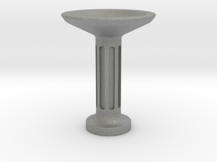 O Scale Bird Bath 3d printed This is a render not a picture