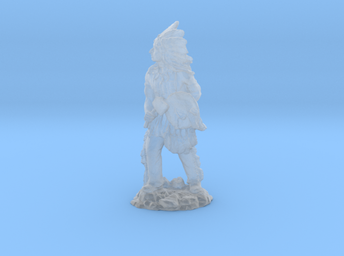 HO Scale Indian Chief 3d printed This is a render not a picture