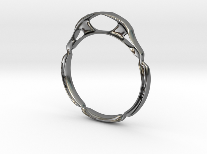 Generative Ring 1 3d printed