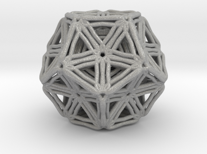 Dodecahedron inside dodecahedron 3d printed