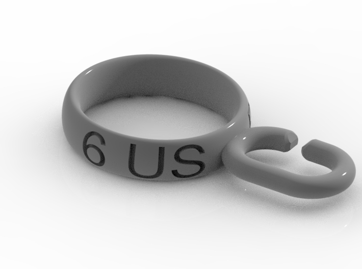 Finger ring sizer tool 3d printed 